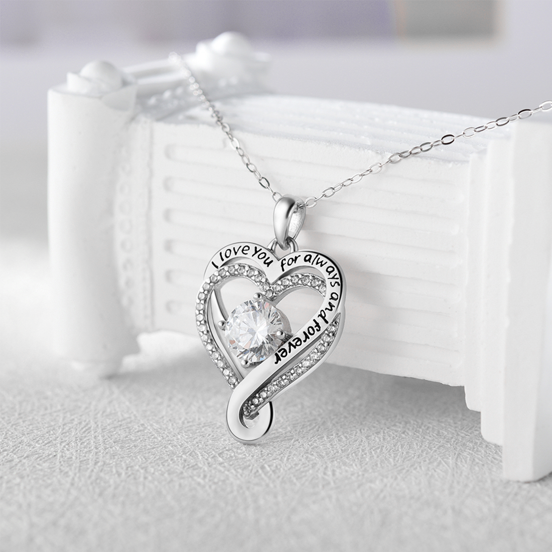 To My Wife - "My Love Forever & Always" Necklace