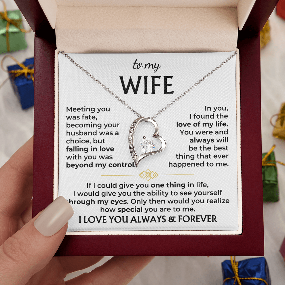 To My Wife – My Forever Love Necklace