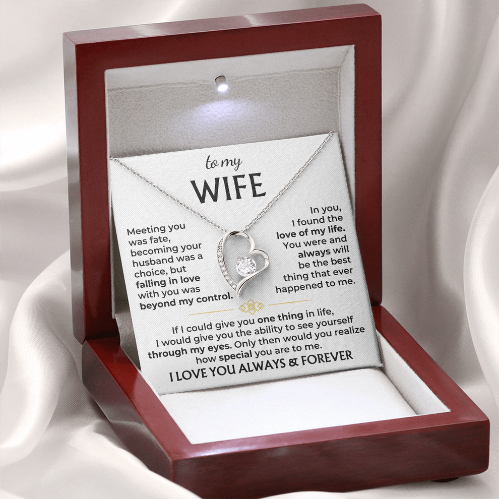 To My Wife – My Forever Love Necklace
