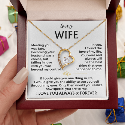 To My Wife – My Forever Love Necklace