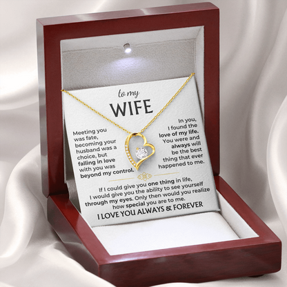 To My Wife – My Forever Love Necklace