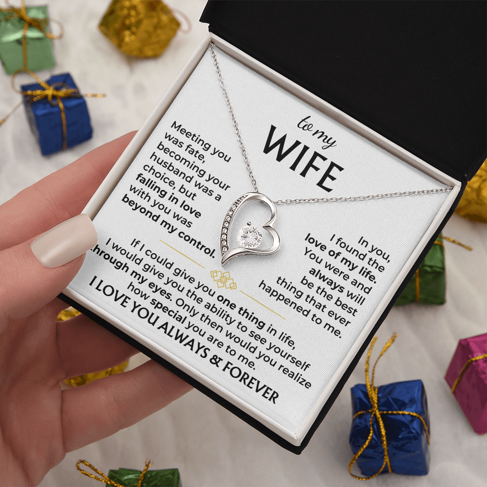 To My Wife – My Forever Love Necklace