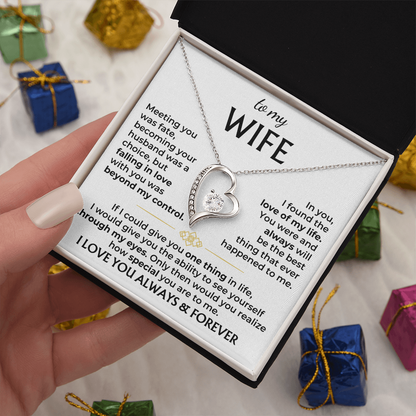 To My Wife – My Forever Love Necklace