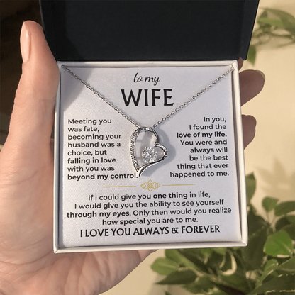 To My Wife – My Forever Love Necklace
