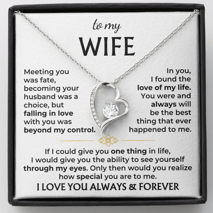 To My Wife – My Forever Love Necklace