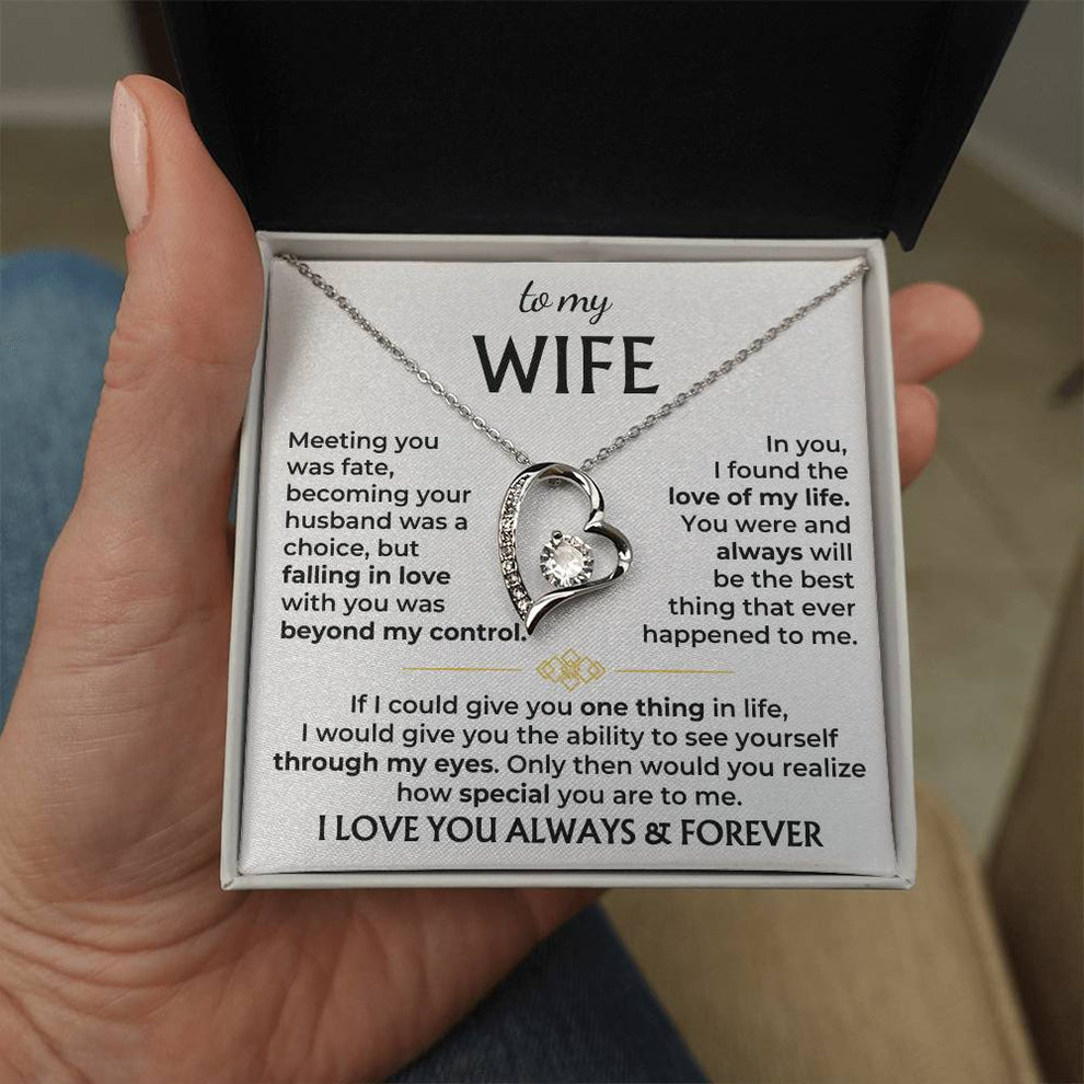 To My Wife – My Forever Love Necklace