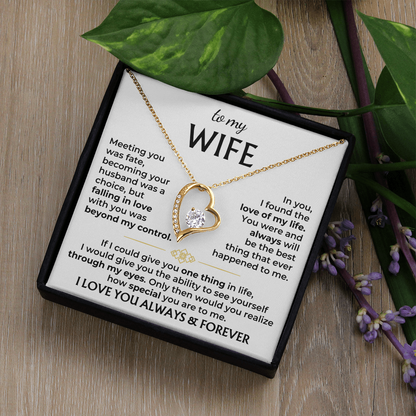 To My Wife – My Forever Love Necklace