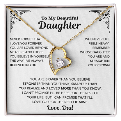 To My Daughter – Love Dad - Beautiful Gift Set